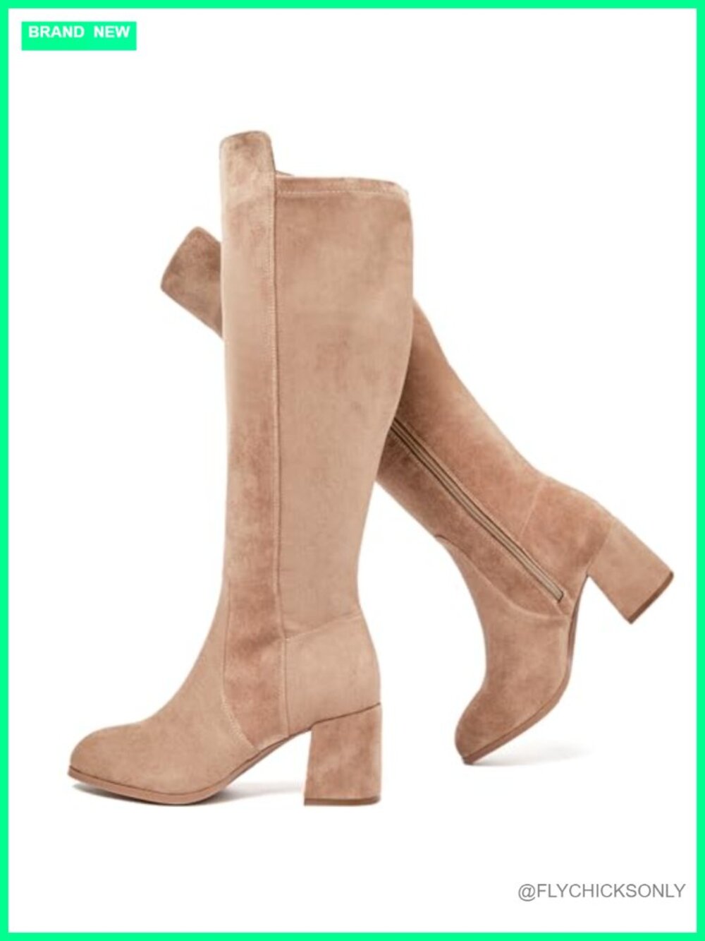 Extra Wide Calf Knee High Boots Faux Leather Memory Foam Womens
